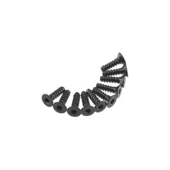 Axial AXA465 Hex Socket Tap Flat Head M3x10mm Black (10)