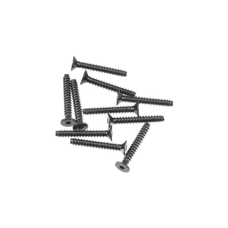 AXA0422 Hex Sckt Tapp Button Hd M2.6x6mm Blk (10) by Axial
