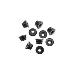 Axial AXA1045 Nylon Locknut M4 Black (10)