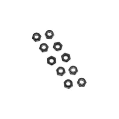 AXA1052 Thin Nylon Locking Hex Nut M3 Black (10) by Axial