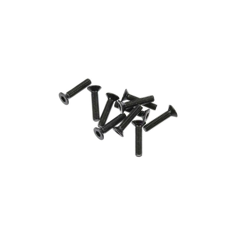 Axial **DSC** AXA0055 Flat Head Screw M2.6x12mm Black (10)