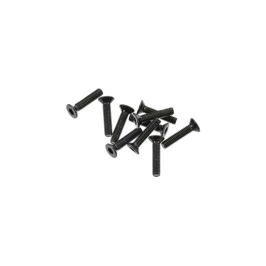 Axial **DSC** AXA0055 Flat Head Screw M2.6x12mm Black (10)