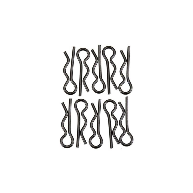 Body Clip 6mm Black (4) by Axial