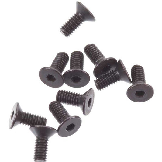 AXA1264 Flat Head Screw M2.5x6mm Black (10) by Axial