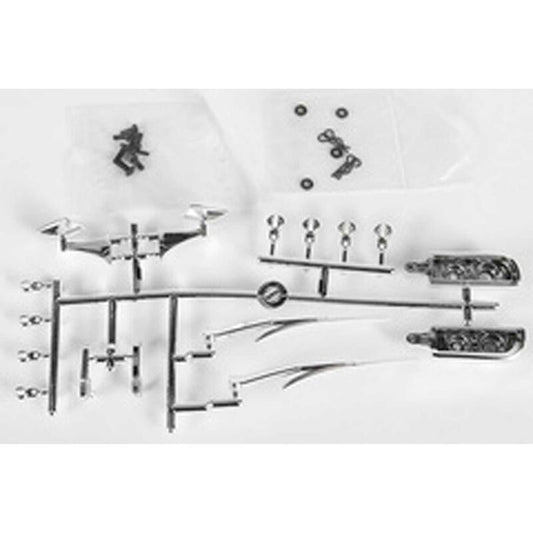 AX31556 67 ChevroletC/10 Body Details Chrome SCX10 by Axial