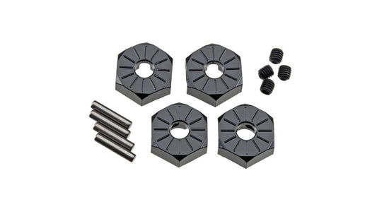 AX30427 Aluminum Hub Narrow 12mm Black (4)