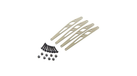 AX31245 Lower Link Plate Set Aluminum (4) by Axial