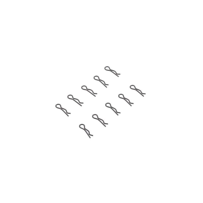 AX31374 3mm Body Clip Black (10) by Axial