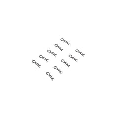 AX31374 3mm Body Clip Black (10) by Axial