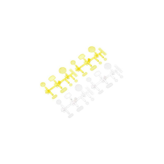 AX80049 LED Lens Set Yellow/Clear (4) by Axial