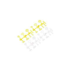AX80049 LED Lens Set Yellow/Clear (4) by Axial