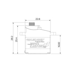 Savox Budget Metal Gear Micro Servo 2kg 0.16sec @6v 22.8x12x25.4mm 11g