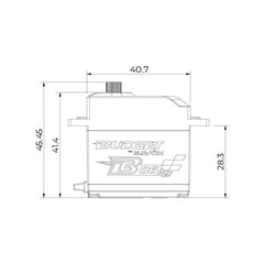 Savox Budget Metal Gear Servo 6.5kg 0.14sec @6v 40.7x20x39.4mm 42g