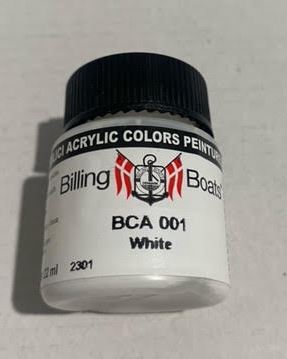 Billing Boats Bottle Acryl: White 22ml