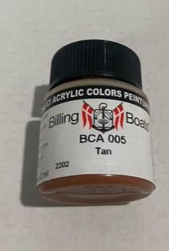 Billing Boats Bottle Acryl: Tan 22ml