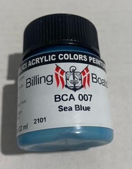 Billing Boats Bottle Acryl: Sea Blue 22ml