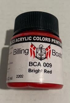 Billing Boats Bottle Acryl: Bright Red