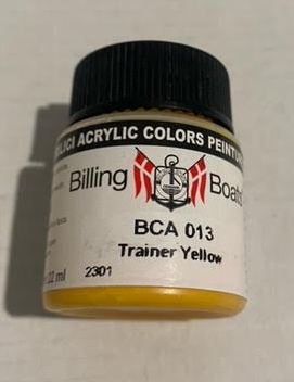 Billing Boats xxBottle Acryl: Trainer Yellow