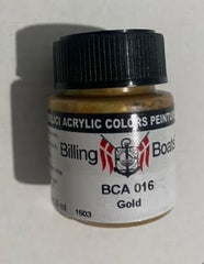 Billing Boats Bottle Acryl: Gold 22ml