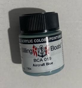 Billing Boats Bottle Acryl: Matt Airc.Blue