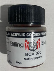 Billing Boats Bottle Acryl: Satin Brown 22ml