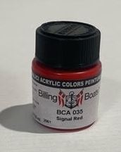 Billing Boats Bottle Acryl: SignalRed 22ml
