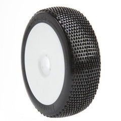 Beta Tires 1:8 Buggy CUBEZ /Soft Tyre With Inserts and White Wheels (Pair) (Requ