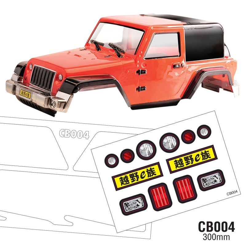 Team C 1/10 Crawler Body WB 300mm Width 200mm