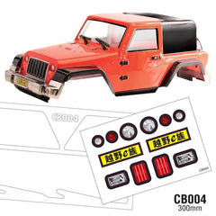 Team C 1/10 Crawler Body WB 300mm Width 200mm