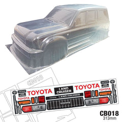 1/10 Toyota Land Cruiser Crawler Body WB 313mm Width 220mm by Team C