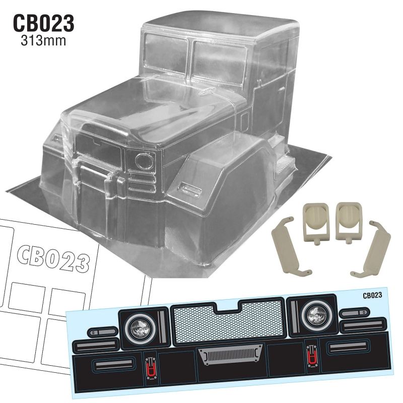 Team C 1/10 Crawler Truck Head, WB 313mm Width 200mm