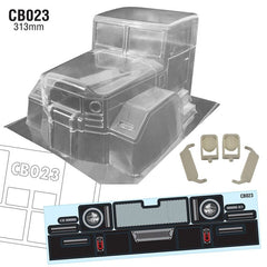 Team C 1/10 Crawler Truck Head, WB 313mm Width 200mm