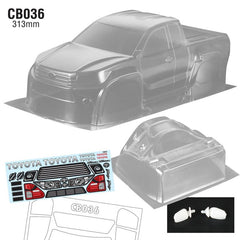 Team C 1/10 Toyota Hilux Crawler Body WB 313mm Width 210mm