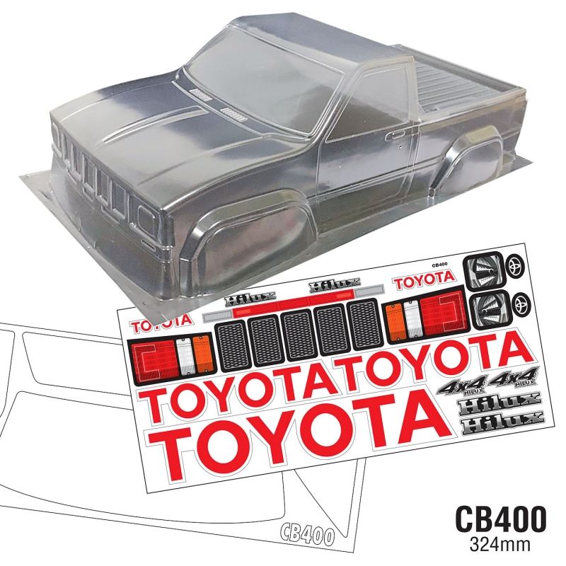 Team C 1/10 Toyota Hilux Crawler Body WB 324mm Width 240mm