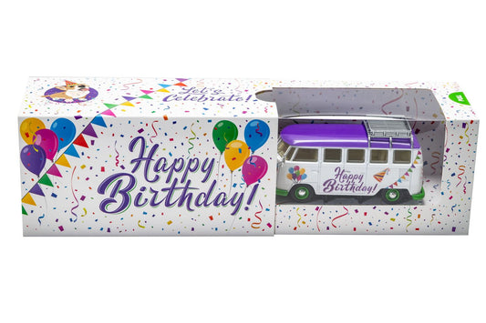 Corgi 1/43 VW Camper: HppyBirthday