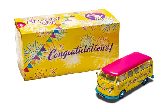 Corgi 1/43 VW Camper:Congratulatio