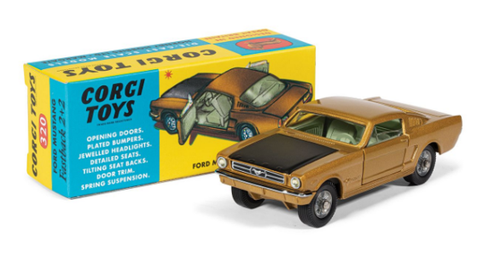 Corgi 1/46 Ford Mustang Coupe Gld