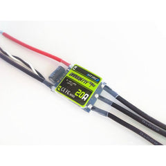 HTIRC #D-20A. Dragonfly 20A. Multi Rotor ESC. Burst 20A/25A 2-4LiPo 5-12NC, 30*2