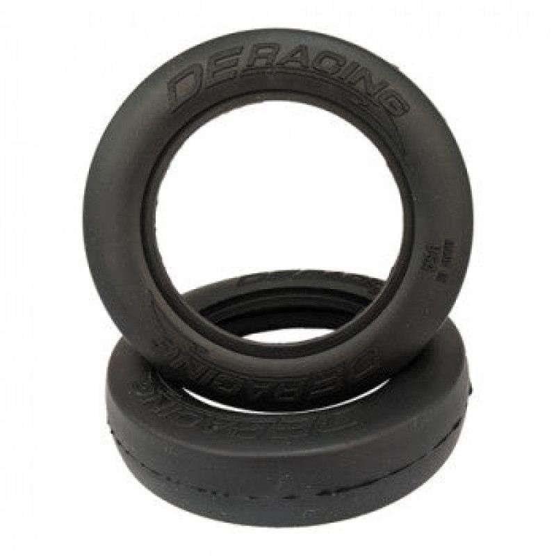 DE Racing Accelerator LP Low Profile Drag Racing Front Tires / With Inserts / Cl