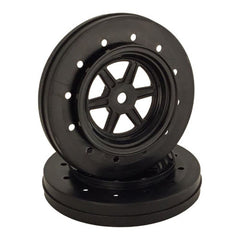 DE Racing Gambler Drag Front Wheels for Accelerator Tyres / BLACK (4pc) 1.9/3.0i