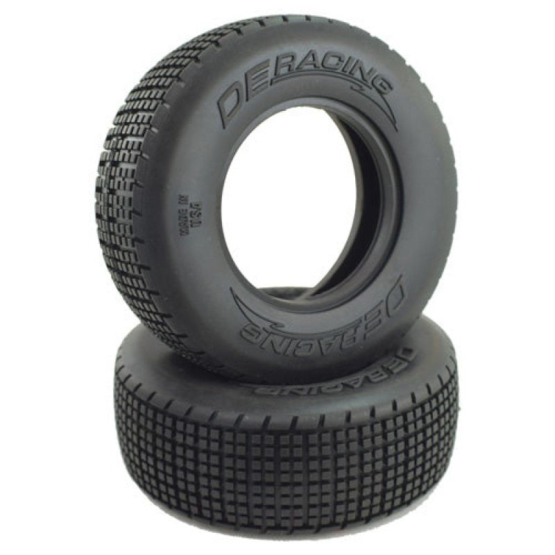 DE Racing Regulator Late Model Rear Tyres / D30 Compound / With Inserts 1.7/2.2i