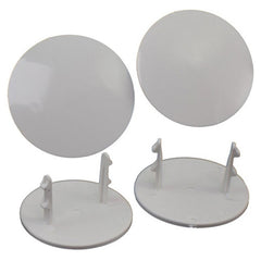 DE Racing Snap-In Mud Plugs for Speedway Wheels (White)