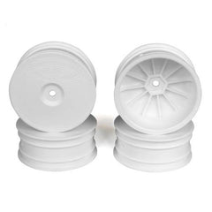DE Racing SpeedLine 2.2" Buggy Front White Wheels (4 Pcs.) TLR 22-4 / Tekno EB41