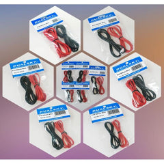 Dual Sky 11AWG flexible silicon wire, red x 1m, black x 1m