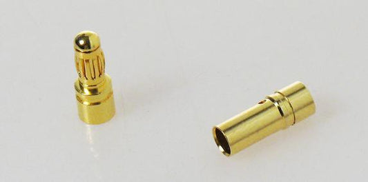 Dual Sky DB3 SET Motor Bullet Plug Male/Female (3 pairs w/ shrink tube), D =