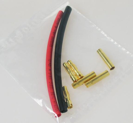 Dual Sky DB4 SET Motor Bullet Plug Male/Female (3 pairs w/ shrink tube), D =