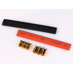 Dual Sky DB6 SET Motor Bullet Plug Male/Female (3 pairs w/ shrink tube), D = 6.0