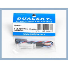 Dual Sky Dualsky Servo Y Lead, Heavy Duty Twisted suit JR, Futaba, Hitec With Sa