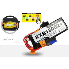 Dual Sky RXB18002 1800mah 2S 7.4v 20C LiPo Receiver RX Battery with Servo Connec