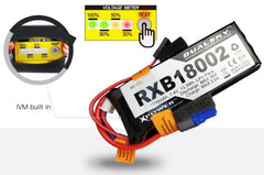 Dual Sky RXB18002 1800mah 2S 7.4v 20C LiPo Receiver RX Battery with Servo